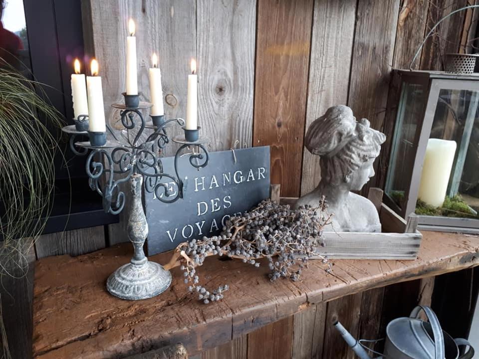 Le Hangar Des Voyageurs Petit-Halleux Exterior foto